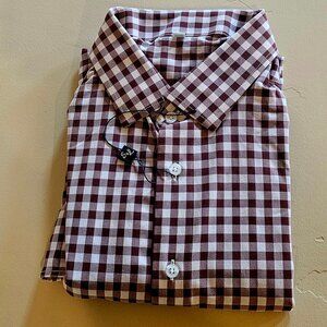 Men's long-sleeved button-down brand new shirt..